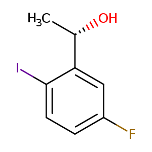 Benzenemethanol, 5-fluoro-2-iodo-α-methyl-, (αS)-