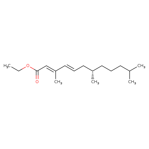 2,4-Dodecadienoic acid, 3,7,11-trimethyl-, ethyl ester, (2E,4E,7S)-