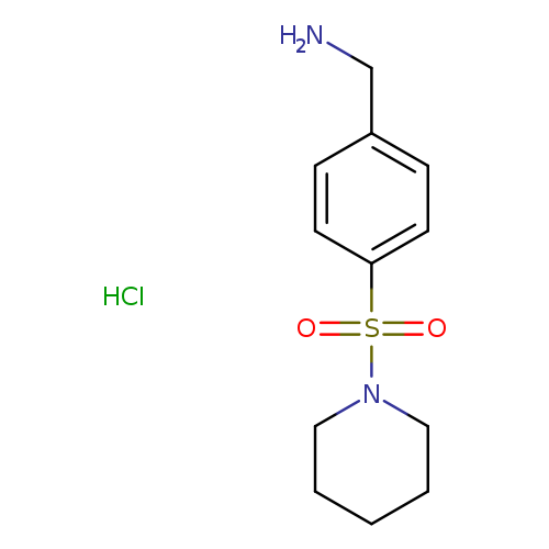 [4-(piperidine-1-sulfonyl)phenyl]methanamine hydrochloride