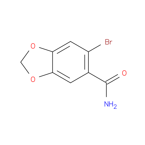 6-bromo-1,3-benzodioxole-5-carboxamide