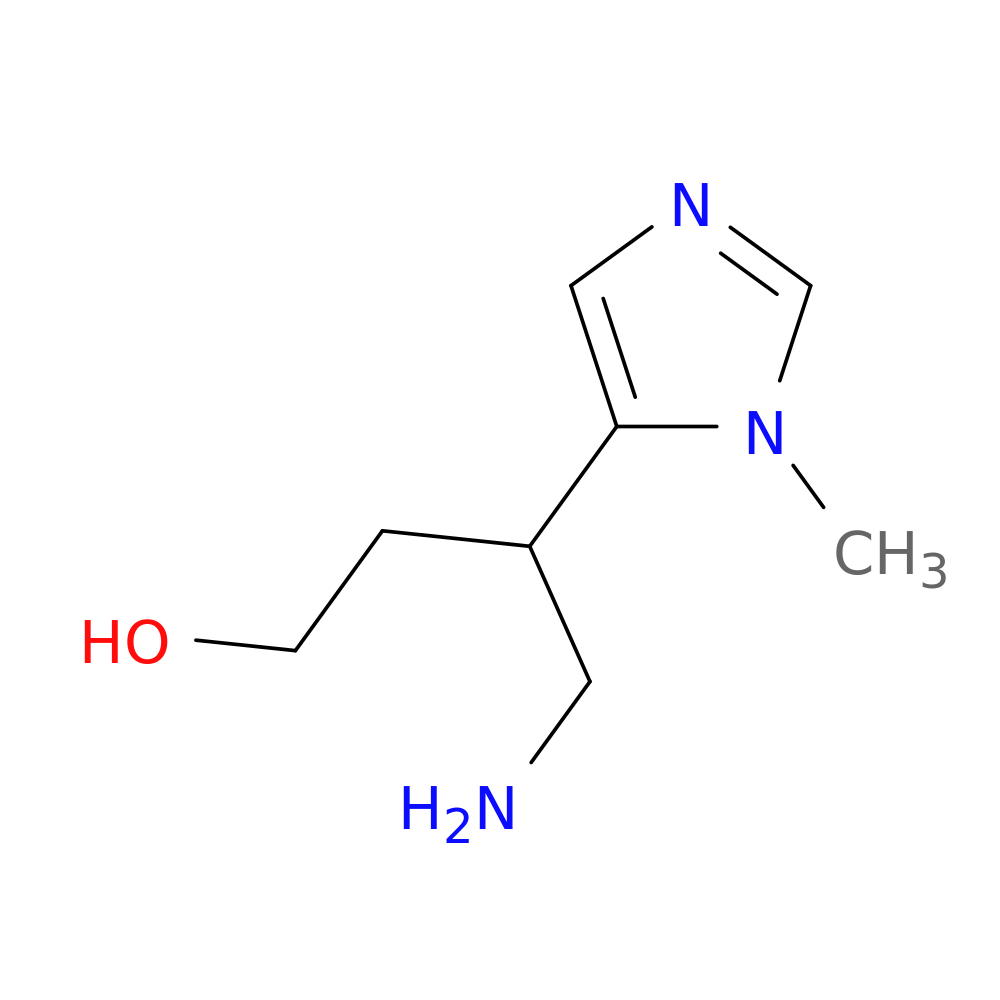4-amino-3-(1-methyl-1H-imidazol-5-yl)butan-1-ol