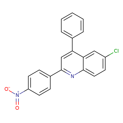 6-chloro-2-(4-nitrophenyl)-4-phenylquinoline