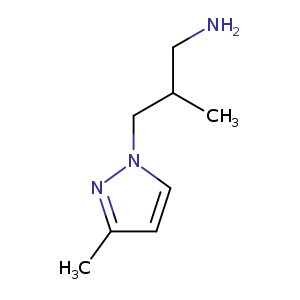 [2-Methyl-3-(3-methyl-1h-pyrazol-1-yl)propyl]amine