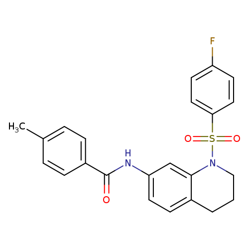 N-[1-(4-fluorobenzenesulfonyl)-1,2,3,4-tetrahydroquinolin-7-yl]-4-methylbenzamide