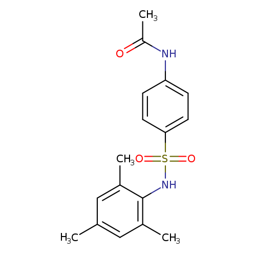 Acetamide, N-[4-[[(2,4,6-trimethylphenyl)amino]sulfonyl]phenyl]-