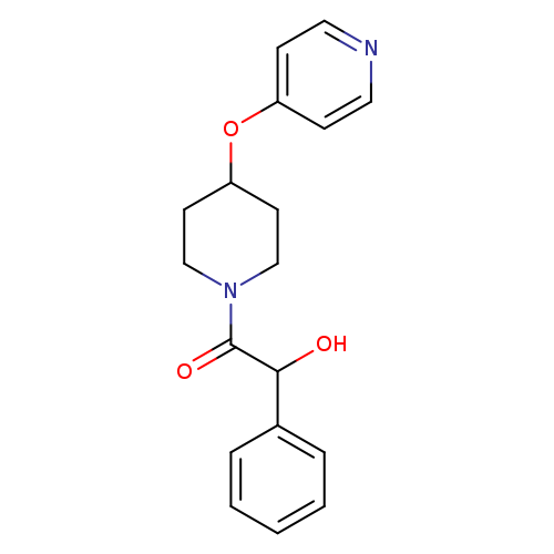 2-hydroxy-2-phenyl-1-[4-(pyridin-4-yloxy)piperidin-1-yl]ethan-1-one