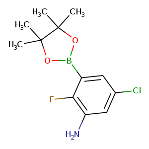 BenzenaMine, 5-chloro-2-fluoro-3-(4,4,5,5-tetraMethyl-1,3,2-dioxaborolan-2-yl)-