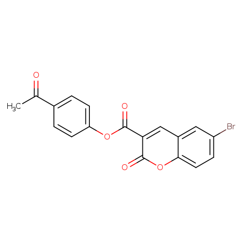 4-acetylphenyl 6-bromo-2-oxo-2H-chromene-3-carboxylate