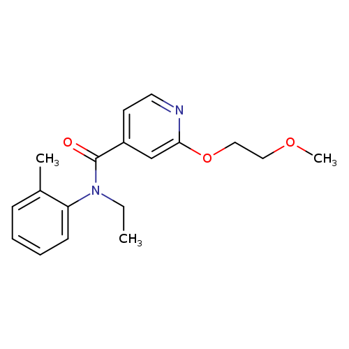 N-ethyl-2-(2-methoxyethoxy)-N-(2-methylphenyl)pyridine-4-carboxamide