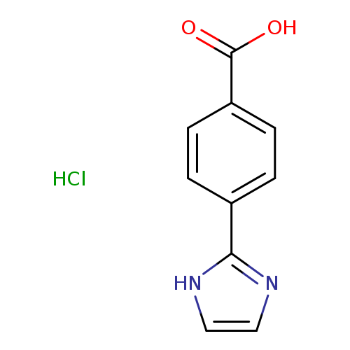 Benzoic acid, 4-(1H-imidazol-2-yl)-, hydrochloride (1:1)