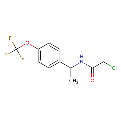 2-Chloro-n-(1-[4-(trifluoromethoxy)phenyl]ethyl)acetamide