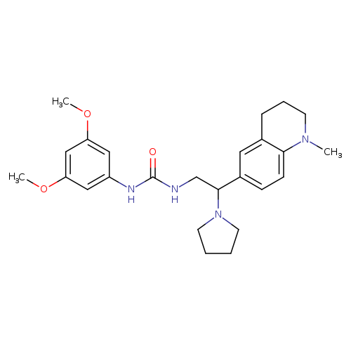 1-(3,5-dimethoxyphenyl)-3-[2-(1-methyl-1,2,3,4-tetrahydroquinolin-6-yl)-2-(pyrrolidin-1-yl)ethyl]urea