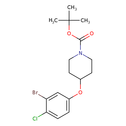 tert-Butyl 4-(3-bromo-4-chlorophenoxy)piperidine-1-carboxylate