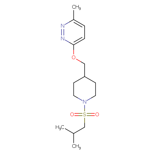 3-methyl-6-{[1-(2-methylpropanesulfonyl)piperidin-4-yl]methoxy}pyridazine