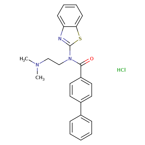 N-(1,3-benzothiazol-2-yl)-N-[2-(dimethylamino)ethyl]-[1,1'-biphenyl]-4-carboxamide hydrochloride