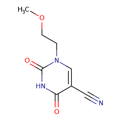 1-(2-methoxyethyl)-2,4-dioxo-1,2,3,4-tetrahydropyrimidine-5-carbonitrile