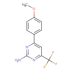 4-(4-Methoxyphenyl)-6-(trifluoromethyl)pyrimidin-2-amine