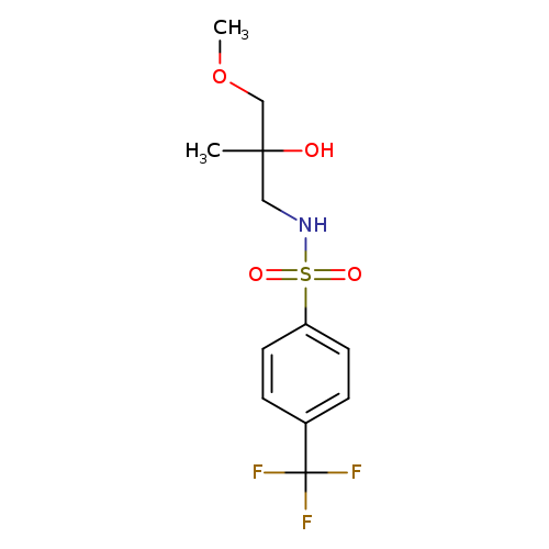 N-(2-hydroxy-3-methoxy-2-methylpropyl)-4-(trifluoromethyl)benzene-1-sulfonamide