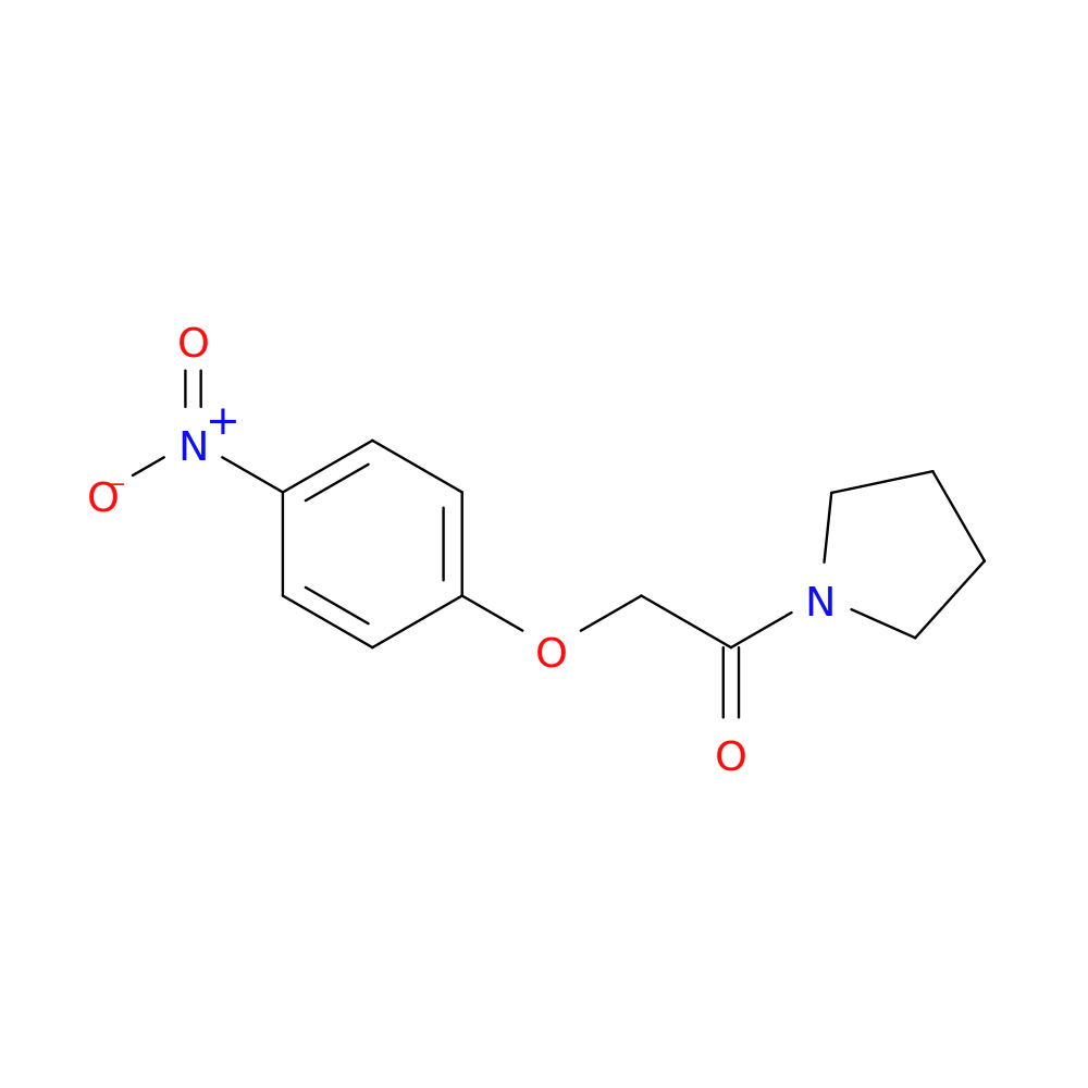 1-[(4-Nitrophenoxy)acetyl]pyrrolidine