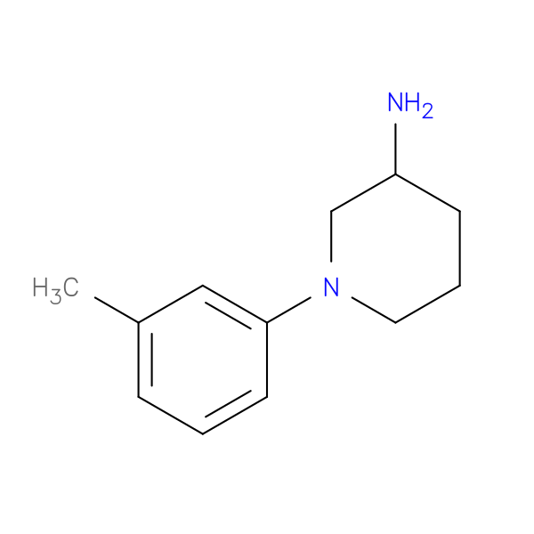 1-(3-methylphenyl)piperidin-3-amine