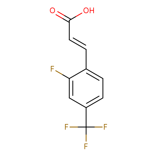 2-Propenoic acid, 3-[2-fluoro-4-(trifluoromethyl)phenyl]-, (2E)-
