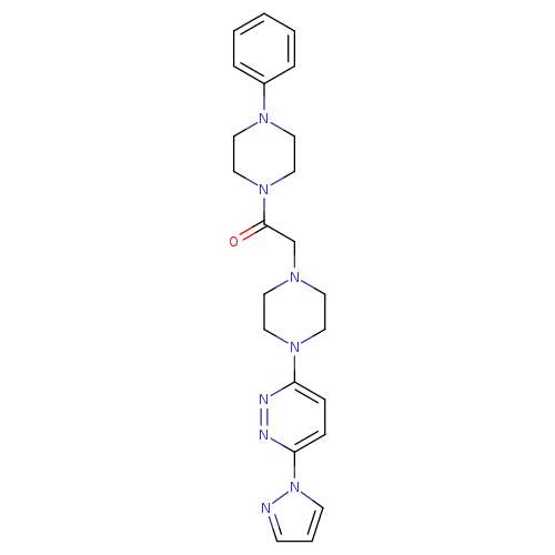 1-(4-phenylpiperazin-1-yl)-2-{4-[6-(1H-pyrazol-1-yl)pyridazin-3-yl]piperazin-1-yl}ethan-1-one