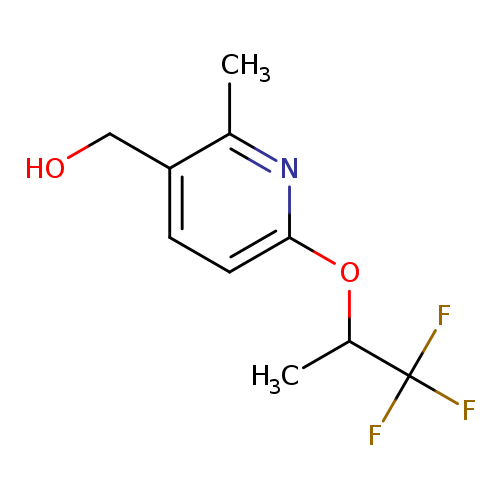 (2-methyl-6-((1,1,1-trifluoropropan-2-yl)oxy)pyridin-3-yl)methanol