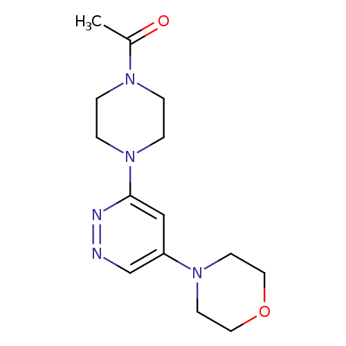 1-{4-[5-(morpholin-4-yl)pyridazin-3-yl]piperazin-1-yl}ethan-1-one