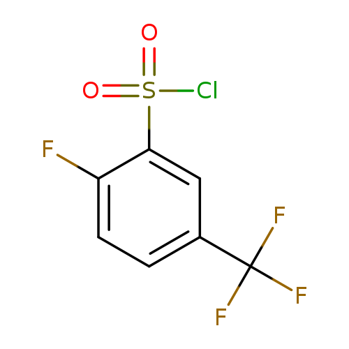 2-Fluoro-5-(trifluoromethyl)benzene-1-sulfonyl chloride