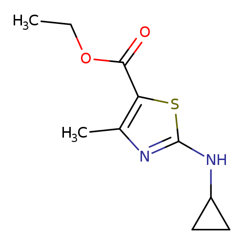 Ethyl 2-(cyclopropylamino)-4-methylthiazole-5-carboxylate