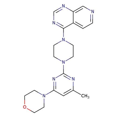 4-[6-methyl-2-(4-{pyrido[3,4-d]pyrimidin-4-yl}piperazin-1-yl)pyrimidin-4-yl]morpholine