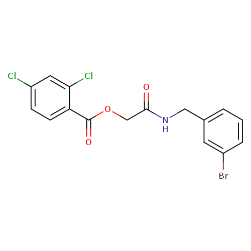 {[(3-bromophenyl)methyl]carbamoyl}methyl 2,4-dichlorobenzoate
