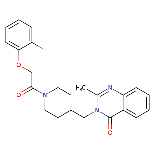 3-({1-[2-(2-fluorophenoxy)acetyl]piperidin-4-yl}methyl)-2-methyl-3,4-dihydroquinazolin-4-one