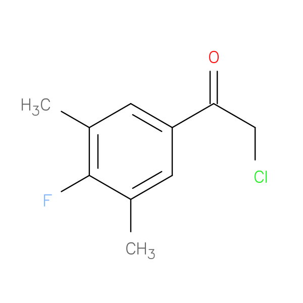 2-chloro-1-(4-fluoro-3,5-dimethylphenyl)ethan-1-one