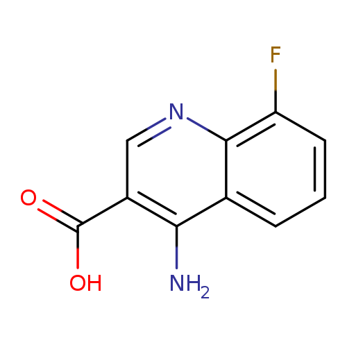 3-Quinolinecarboxylicacid,4-amino-8-fluoro-(9CI)