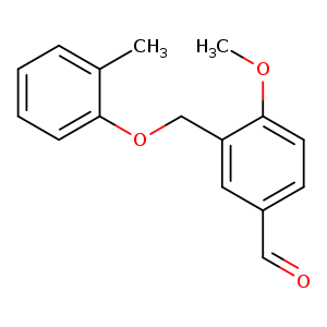 4-Methoxy-3-[(2-methylphenoxy)methyl]benzaldehyde