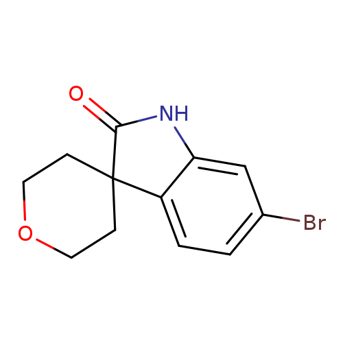 Spiro[3H-indole-3,4'-[4H]pyran]-2(1H)-one, 6-bromo-2',3',5',6'-tetrahydro-
