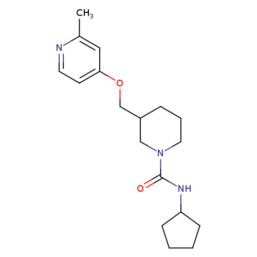 N-cyclopentyl-3-{[(2-methylpyridin-4-yl)oxy]methyl}piperidine-1-carboxamide