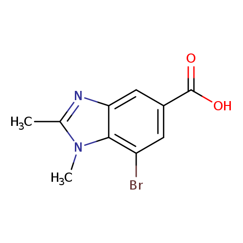 7-Bromo-1,2-dimethylbenzodiazole-5-carboxylic acid
