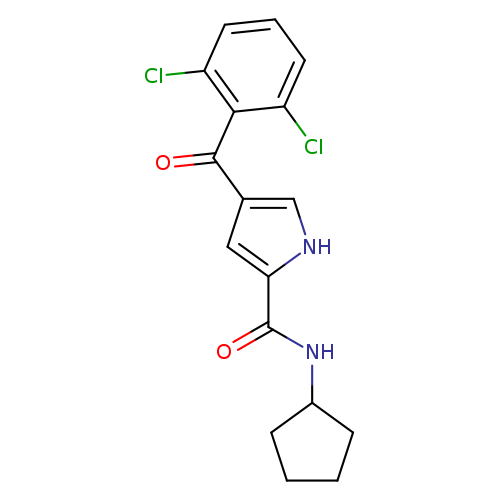 N-cyclopentyl-4-(2,6-dichlorobenzoyl)-1H-pyrrole-2-carboxamide