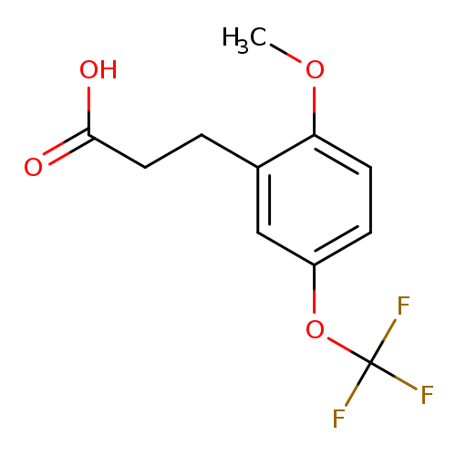 3-[2-Methoxy-5-(trifluoromethoxy)phenyl]propionic acid