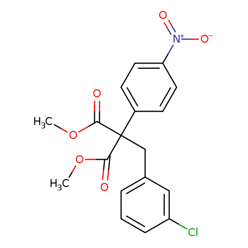 1,3-dimethyl 2-[(3-chlorophenyl)methyl]-2-(4-nitrophenyl)propanedioate