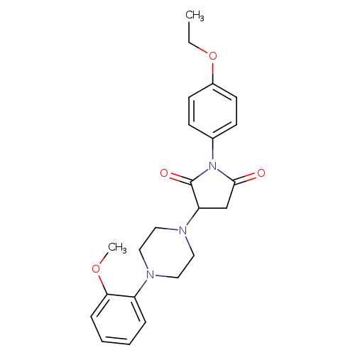 1-(4-ethoxyphenyl)-3-[4-(2-methoxyphenyl)piperazin-1-yl]pyrrolidine-2,5-dione