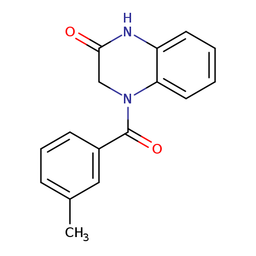 4-(3-methylbenzoyl)-1,2,3,4-tetrahydroquinoxalin-2-one
