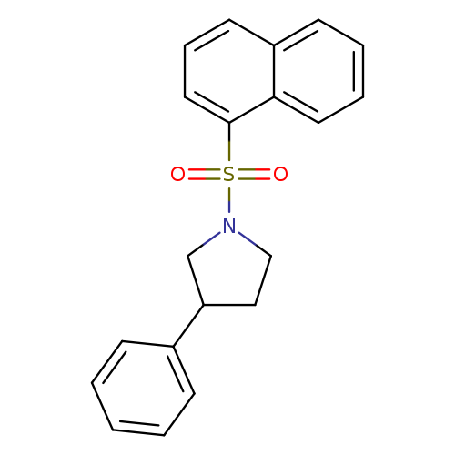 1-(naphthalene-1-sulfonyl)-3-phenylpyrrolidine