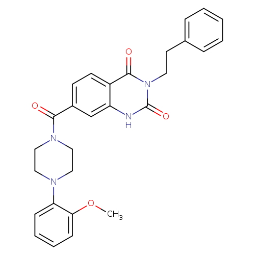 7-[4-(2-methoxyphenyl)piperazine-1-carbonyl]-3-(2-phenylethyl)-1,2,3,4-tetrahydroquinazoline-2,4-dione