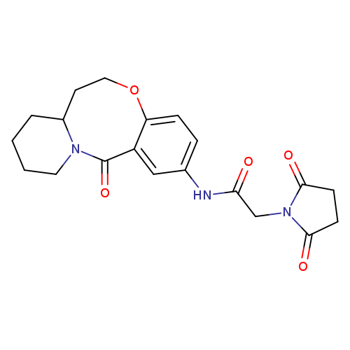 2-(2,5-dioxopyrrolidin-1-yl)-N-{2-oxo-9-oxa-1-azatricyclo[10.4.0.0^{3,8}]hexadeca-3,5,7-trien-5-yl}acetamide