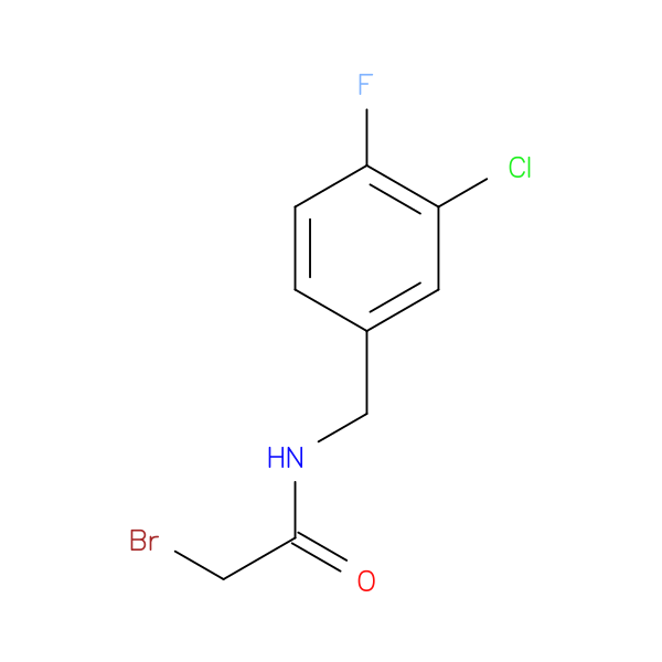 2-Bromo-n-(3-chloro-4-fluorobenzyl)acetamide