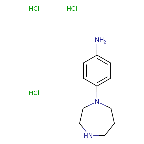4-(1,4-diazepan-1-yl)aniline trihydrochloride