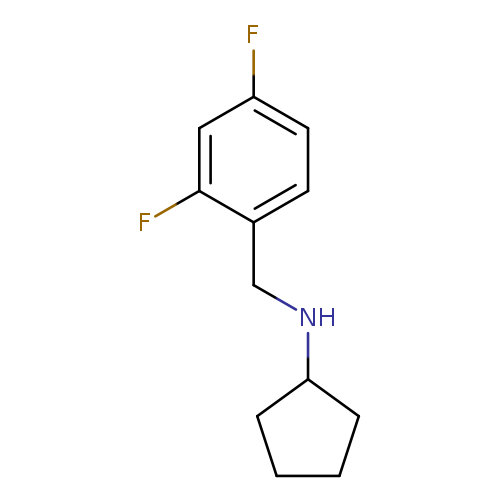 N-[(2,4-difluorophenyl)methyl]cyclopentanamine